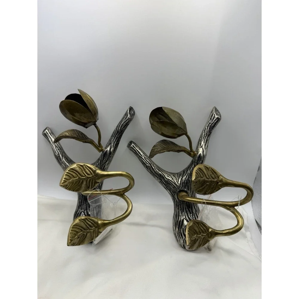 Set of 2 Anthropologie Budding Branch Wall Hook